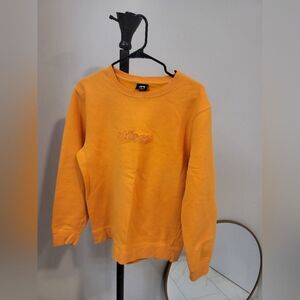 Stussy Orange Sweatshirt. Men’s Medium.